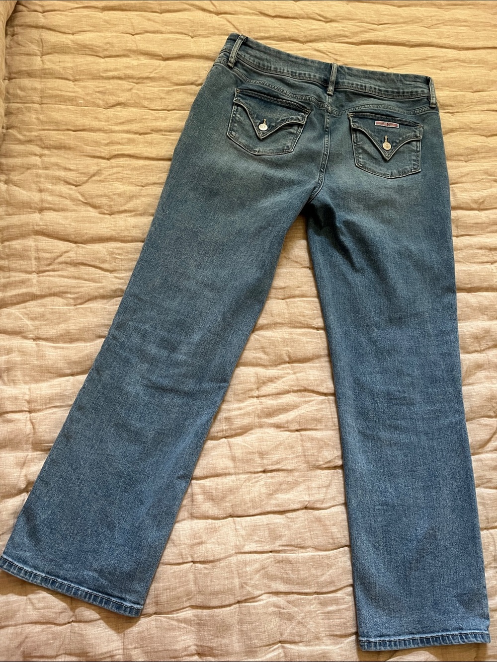 Hudson Jeans 12 Mid-Rise stretch denim Straight Leg - Picture 7 of 12